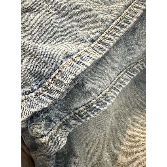 Y2K Ashley Mason Rhinestone Jeans Junior's Kacey Premium 3 Small 28" Blue Light - Picture 9 of 15